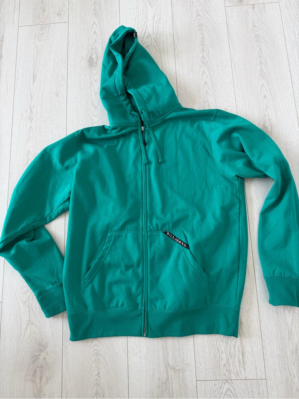 Billabong Teal Zip-Up Hoodie XL NEW